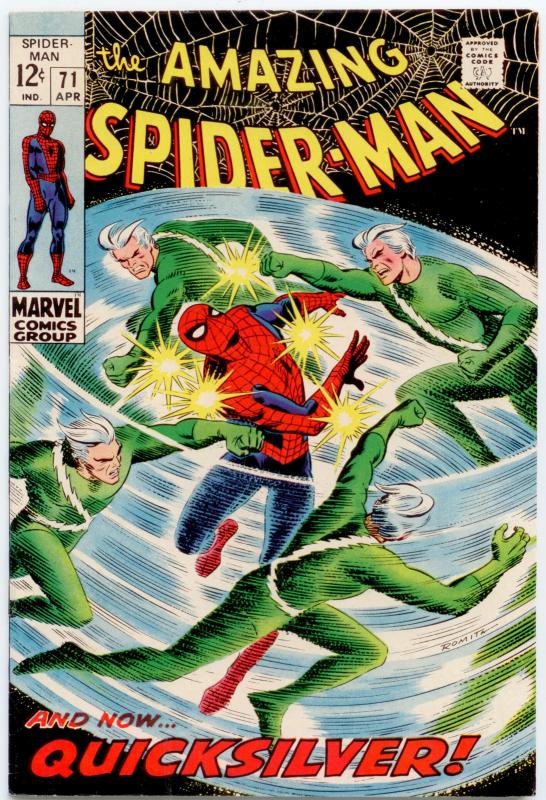 Amazing Spider-Man #71 VF 8.0  Quicksilver