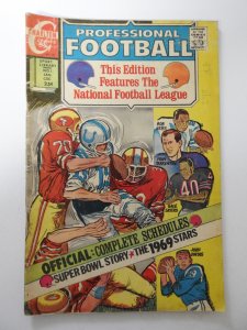 Charlton Sport Library: Professional Football (1969) VG+ pencil front/back cover