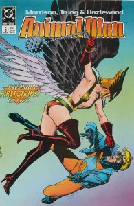 Animal Man #6 VF ; DC | Invasion First Strike Extra Hawkgirl