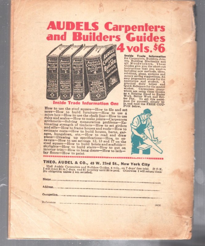 Shadow Mystery 6/1947-Model Murder-Maxwell Grant-Ed Cartier interior art