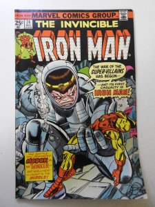 Iron Man #74 (1975) VG/FN Condition! rust on bottom staple