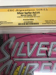 Silver Surfer  (1987) #v3 #1 (CGC 9.8 SS) Story And Signed By Steve Englehart