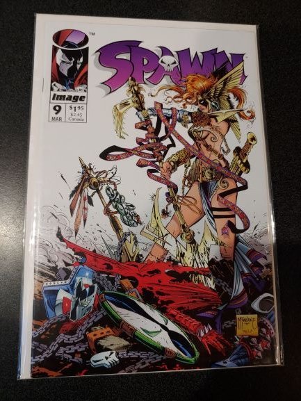 SPAWN #9 1st appearance of ANGELA