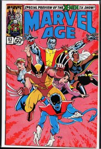 Marvel Age #63 (1988) X-Men
