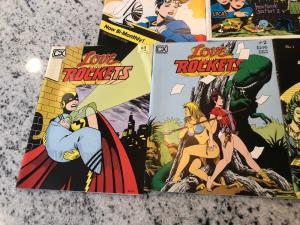 Lot Of 5 Love & Rockets Comic Book Magazines # 1 2 3 4 5 1st Prints Fantagr TD15