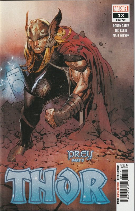 THOR # 13 (2021 MARVEL) 1st PRINTING - MAIN COVER OLIVIER COIPEL