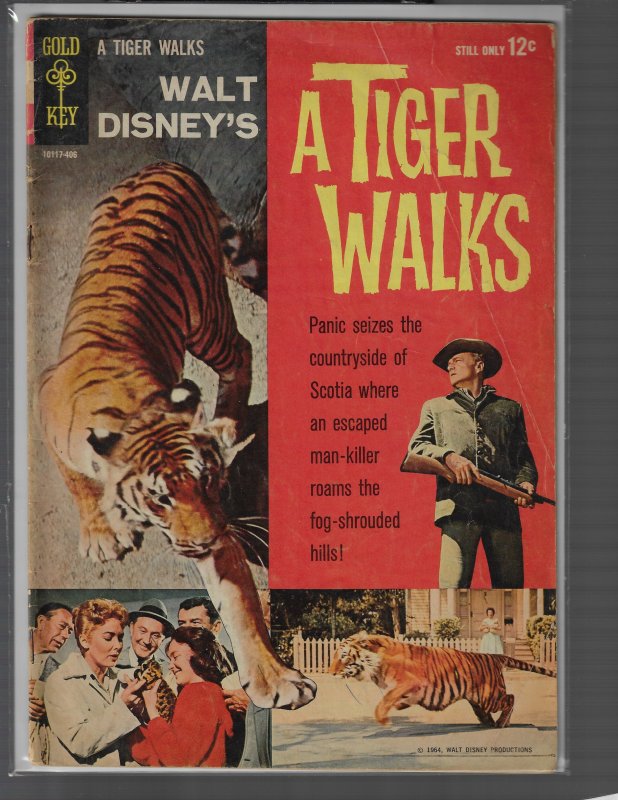 A Tiger Walks #1 (Gold Key, 1964) VG/FN