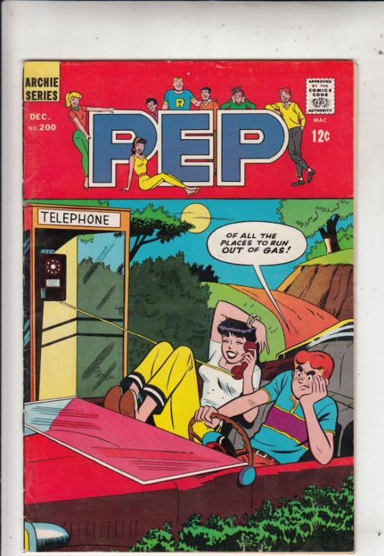 Pep An Archie Magazine #200 (Dec-66) VF+ High-Grade Archie