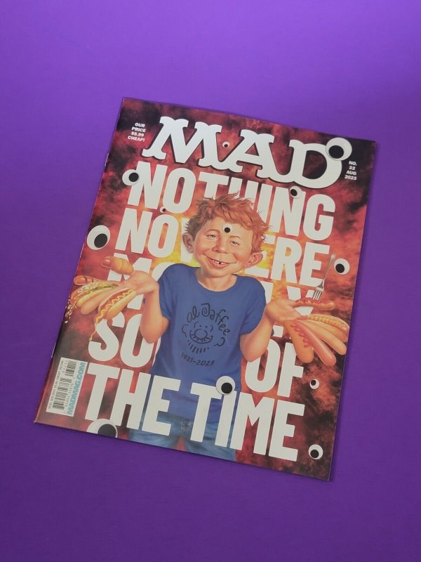 New August 2023 MAD MAGAZINE 32 RIP AL Jaffee 