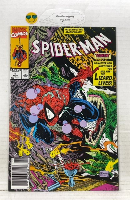 Spider-Man #4 (1990) NM -Mcfarlane