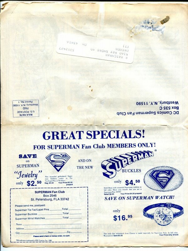 Daily Planet #3 1981-DC Superman Club newsletter-G