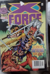 X-FORCE  #  59 1996 MARVEL DISNEY  newstand barcode variant shatterstar secret