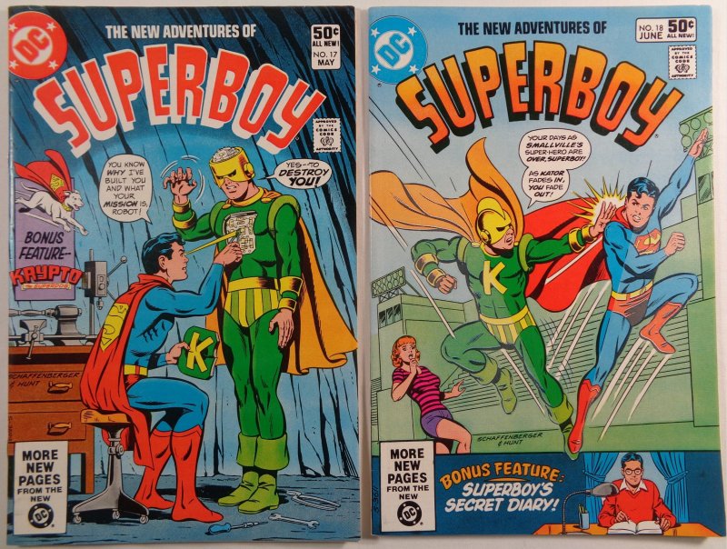 New Adventures of Superboy #4-43 Lot of 37 Bronze Age DC Comics Box Shipped