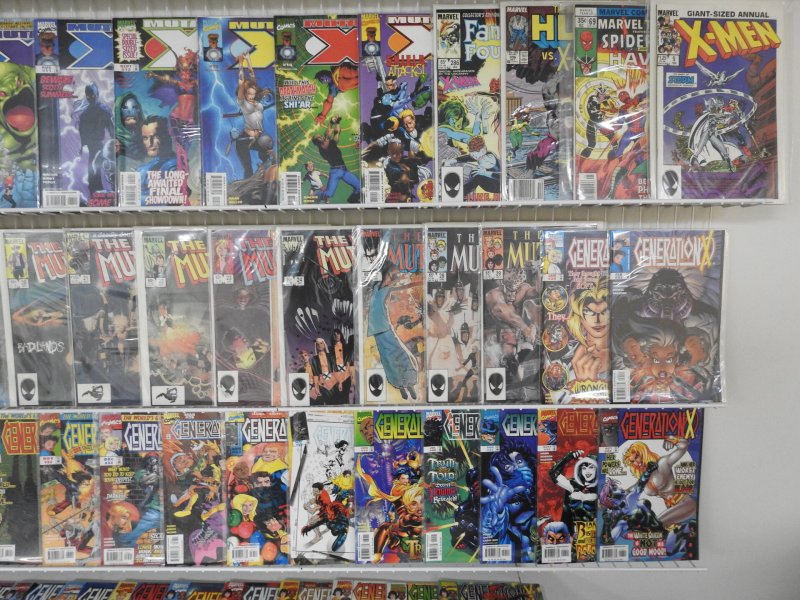 Huge Lot of 160+ Comics W/ Firestar, New Mutants, Generation X Avg. VF Condition