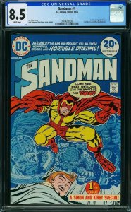 Sandman #1 (1975) CGC 8.5 VF+