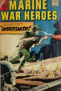 Marine War Heroes Vol 1 #17 Charlton Comic - The Undertaker - 1967 Silver Age VG