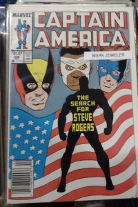 Captain America  #336  1987 MARVEL DISNEY KEY NEWSTAND mark jewelers VARIANT