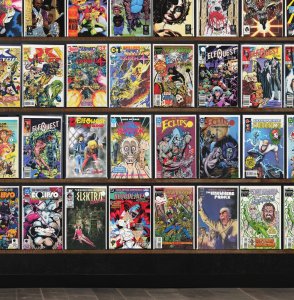 Huge Lot 150+ Comics with The H.A.R.D. Corps, Hawkman, Elfquest & More!