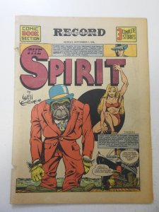 The Spirit #14 (1940) Newsprint Comic Insert Rare!