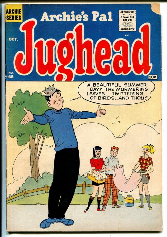 Archie's Pal Jughead #65 1960-MLJ-Betty-Veronica-VG