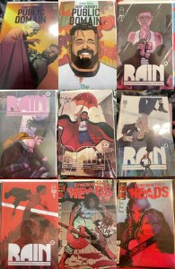 Lot of 9 Comics (See Description) Rain, Public Domain