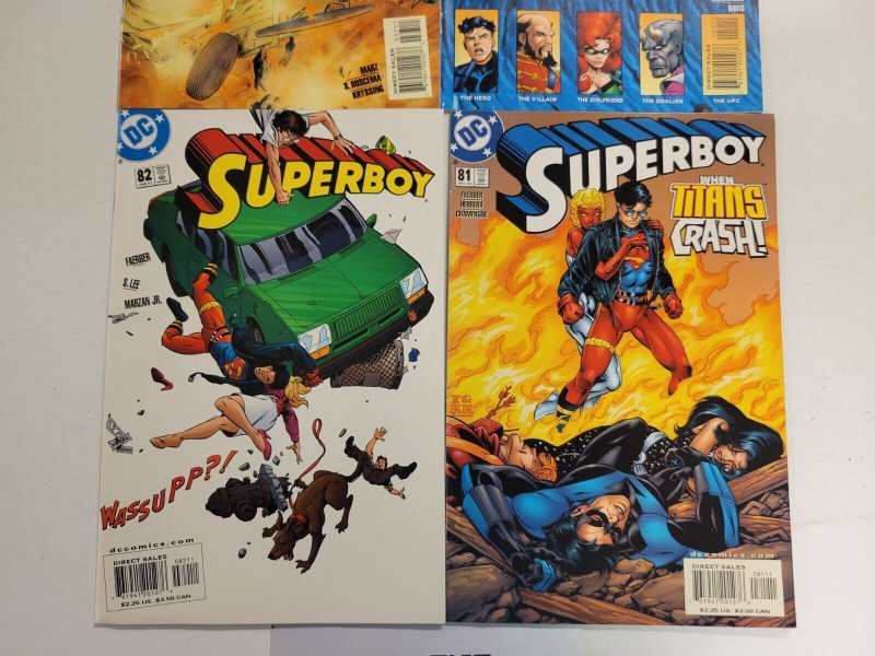 4 Superboy DC Comic Books #29 37 81 82 90 TJ20