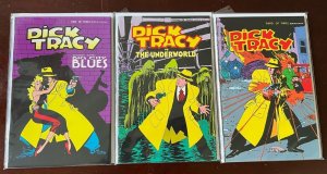 Dick Tracy set #1-3 Disney 3 different books WD Publications 8.0 VF (1990) 