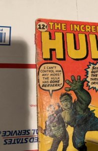 The Incredible Hulk #3 (1962)The Hulk goes beserik- see deecription