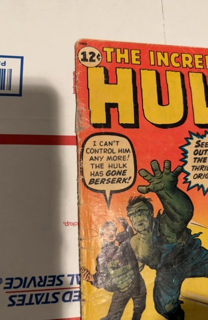 The Incredible Hulk #3 (1962)The Hulk goes beserik- see deecription