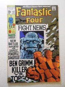 Fantastic Four #92 (1969) VG/FN Condition!