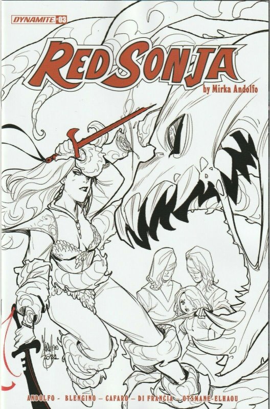 Red Sonja By Mirka Andolfo # 3 Variant 1:10 Cover NM Dynamite [C7]