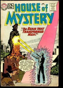 HOUSE OF MYSTERY #121-BEAM THAT TRANSFORMED MEN-DC VG