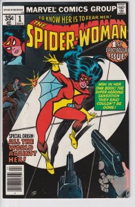 SPIDER-WOMAN #1 (Apr 1979) VFNM 9.0, white!