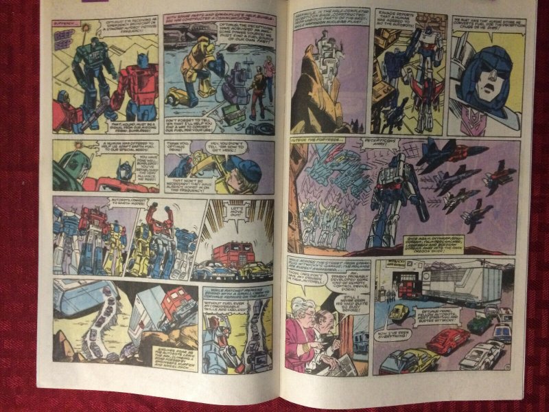 Transformers #2 1984 Optimus Prime Vs Megatron VF+ Marvel