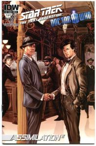 STAR TREK DOCTOR WHO #2, NM-, Next Generation, Borgs, 2012, more in store