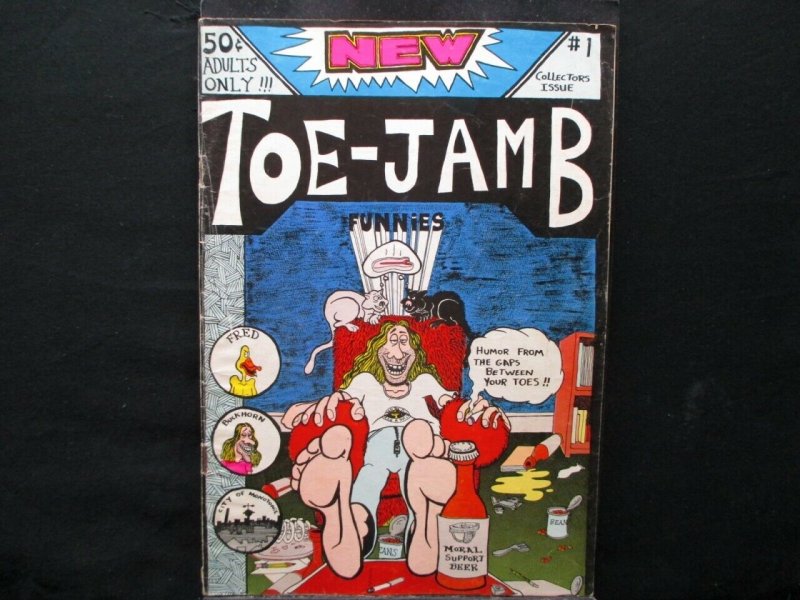 Toe Jamb #1 Underground Comix 1st Print 1973 