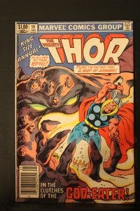 Thor Annual #10 (1982) High-Grade VF 1st God-Eater Wow!