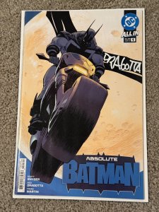 Absolute Batman #1 Third Printing Signed