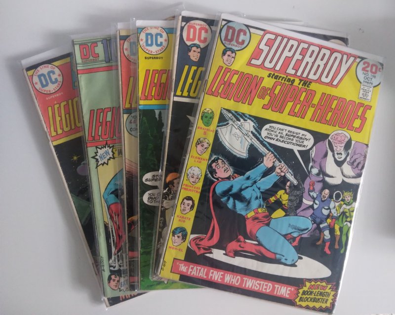Superboy (1949) #198-203 full run 199 200 201 202 Legion of Super-Heroes