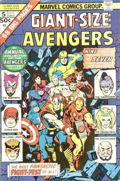 Giant-Size Avengers (1974 series) #5, Fine- (Stock photo)