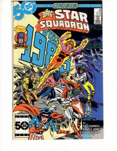 All-Star Squadron #55Jack Kirby Inspired Cover Crisis Cross-Over