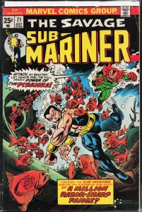 Sub-Mariner #71 (1974) Namor the Sub-Mariner
