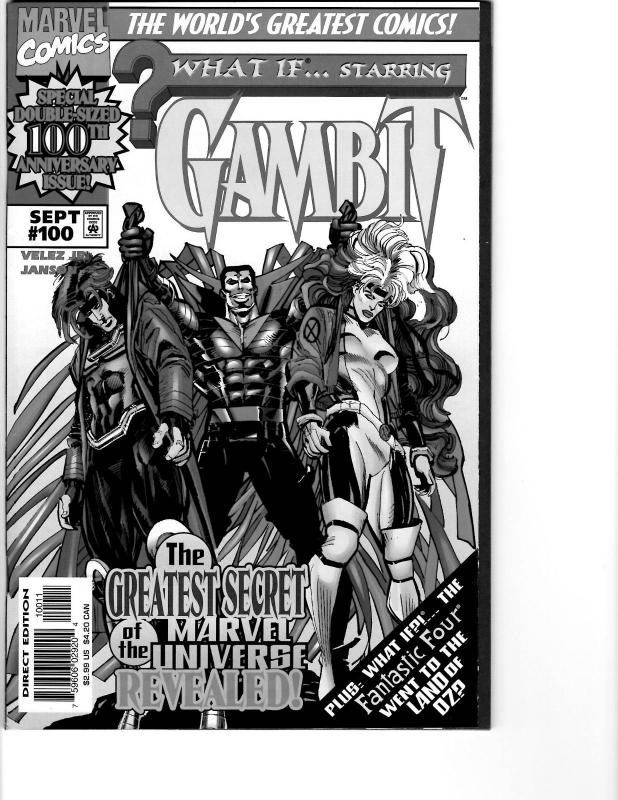 4 What If... Marvel Comic Books # 97 98 99 100 Spider-Man Gambit Doctor Doom BH2
