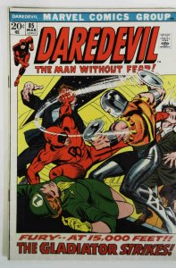 Daredevil #85  FN 1971  Kane Colan Black Widow Gladiator Karen Page Foggy Nelson