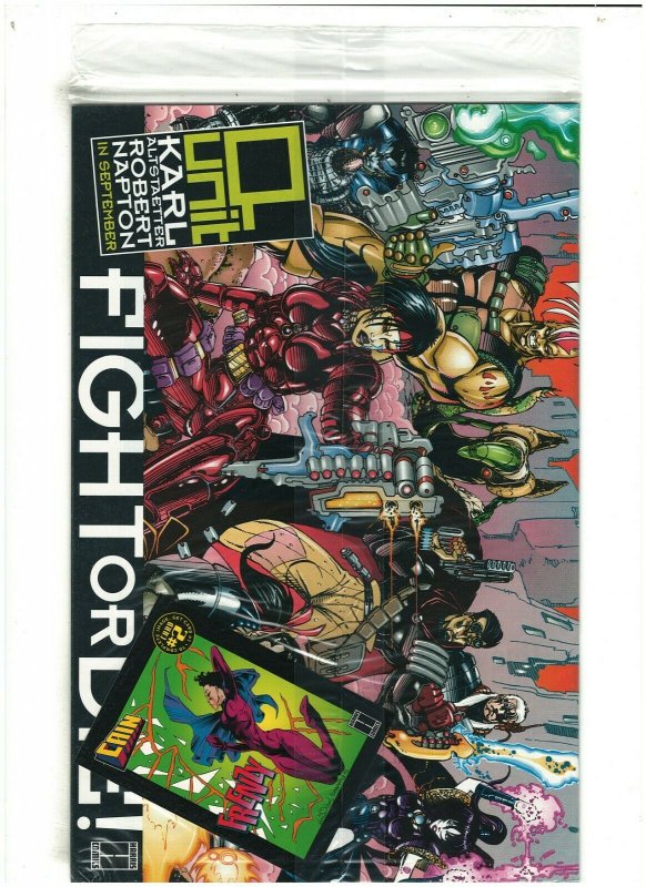 Cain #1 NM- 9.2 Harris Comics 1993 Sealed W/ Trading Card 