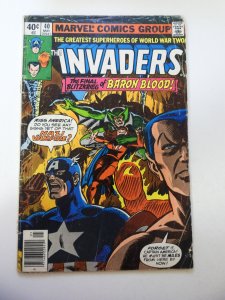 The Invaders #40 (1979) GD+ Condition