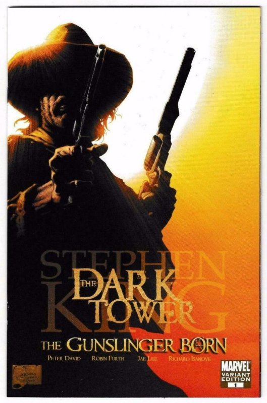 STEPHEN KING DARK TOWER GUNSLINGER BORN #1, NM-, Variant, 2007, more SK in store