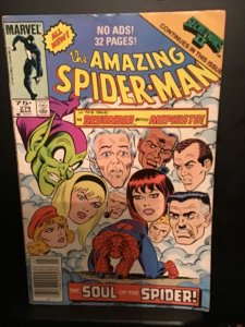 The Amazing Spider-Man #274 (1986) High-grade Green Goblin cover wow! VF+ wow!