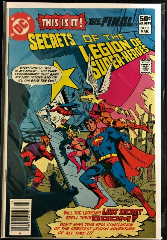 SECRETS OF THE LEGION OF SUPERHEROES COMPLETE 3 ISSUE MINISERIES LOT VF/NM  1981