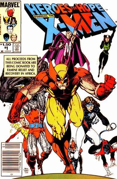 Heroes for Hope #1 (Newsstand) GD ; Marvel | low grade comic X-Men Alan Moore